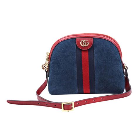 gucci red blue bag